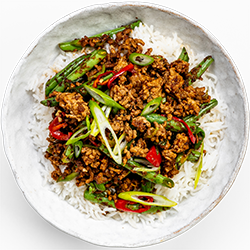 Szechuan Pork & Green Bean Stir Fry