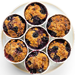Blueberry Chia Seed Muffins