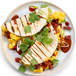 Seriously Cheesy Breakfast Tacos