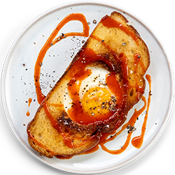 Hole in the Bread Eggs