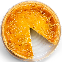 Lemon, Ricotta & Pine Nut Tart