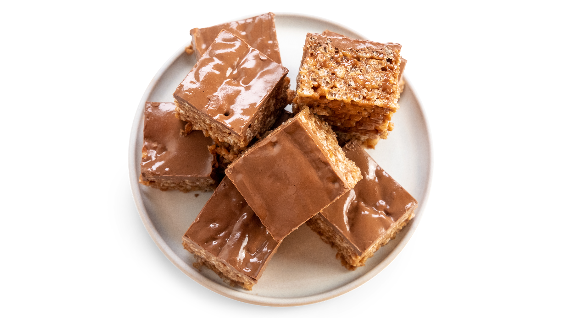 Chocolate Caramel Rice Crispy Treats