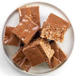 Chocolate Caramel Rice Crispy Treats