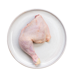 free-range chicken leg