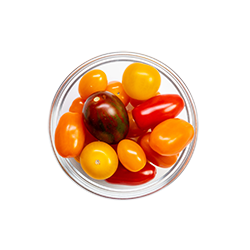 colourful cherry tomatoes
