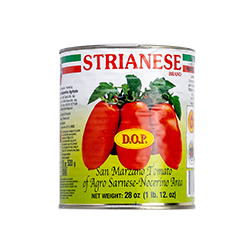 tinned peeled San Marzano tomatoes