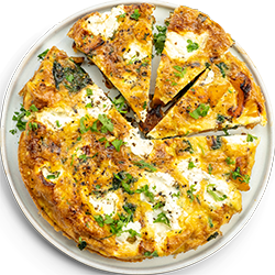 Butternut Squash, Spinach & Goat’s Cheese Frittata