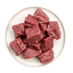 boneless, cubed leg of lamb