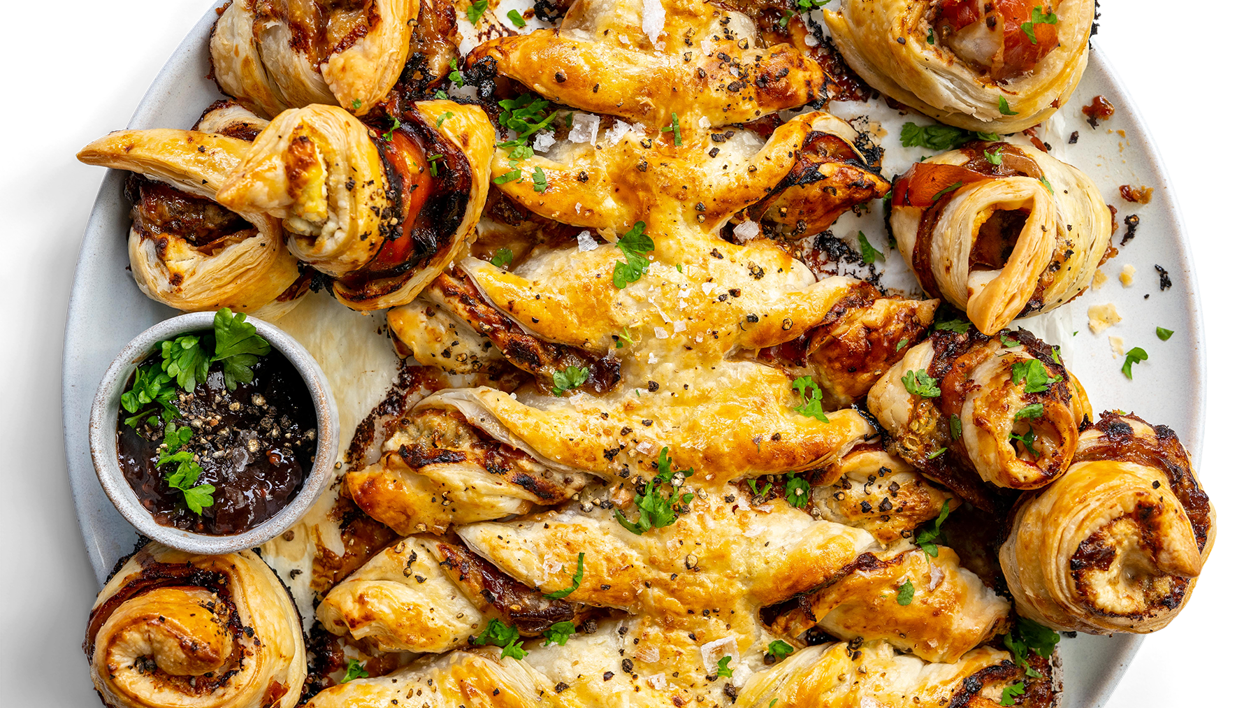 Puff Pastry Christmas Tree