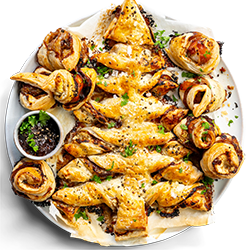 Puff Pastry Christmas Tree