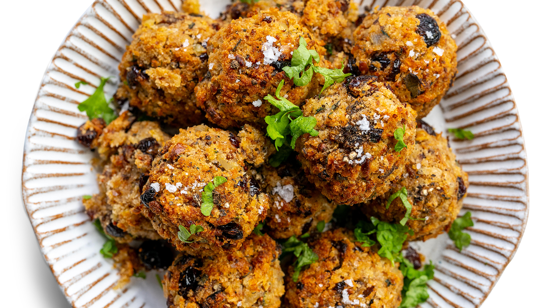 Festive Cranberry Stuffing Balls