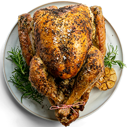 Christmas Turkey with Herby Orange Butter