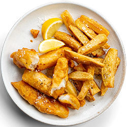 Beer Battered Fish & Chips