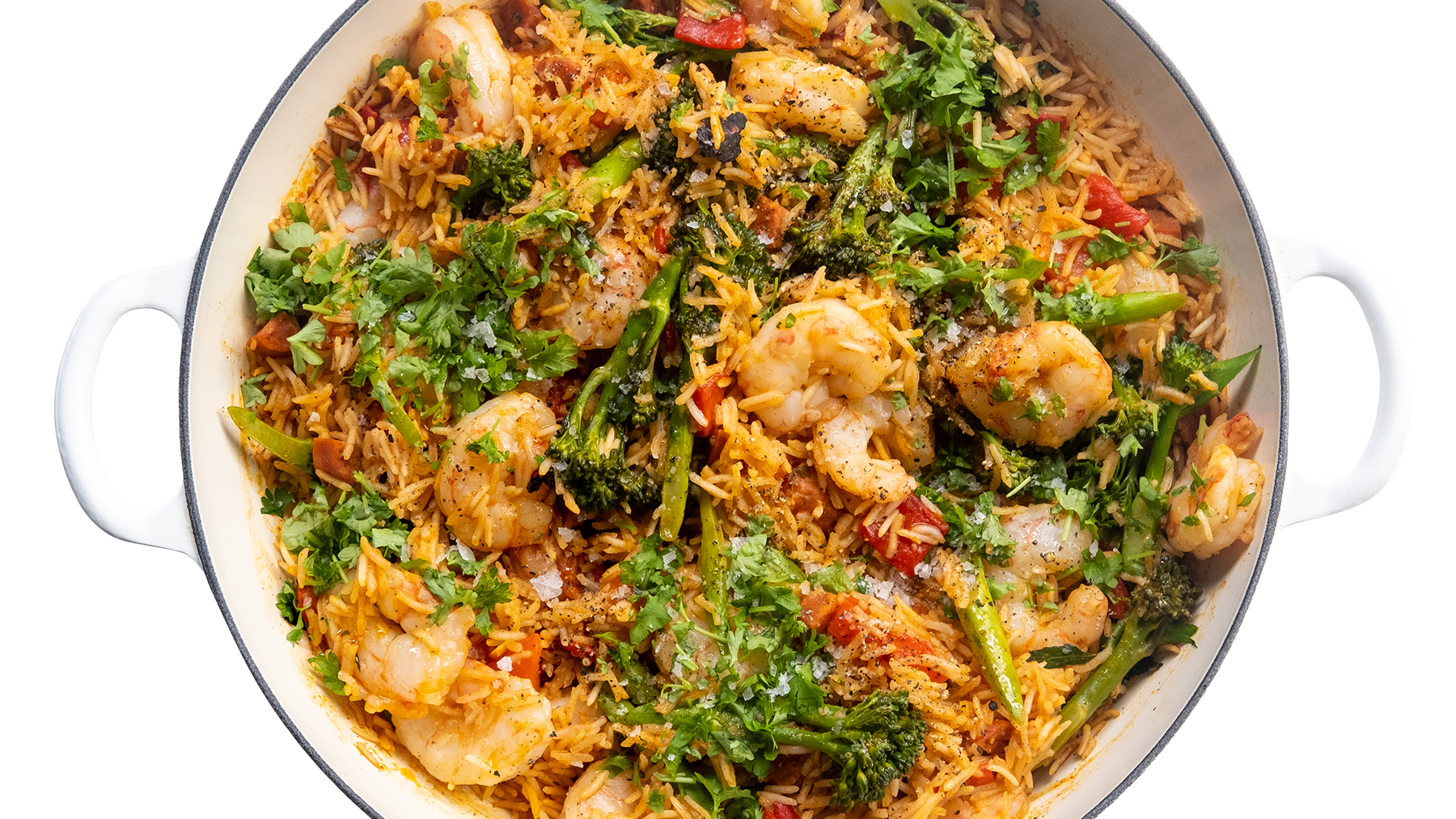Smokey Prawns & Rice