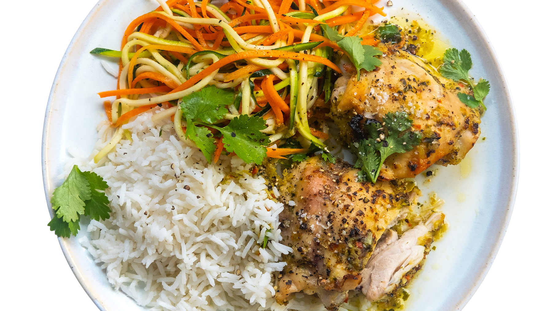 Lemongrass and Chilli Roast Chicken with Coconut Rice