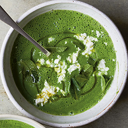 Super Green Spinach, Pea & Mint Soup