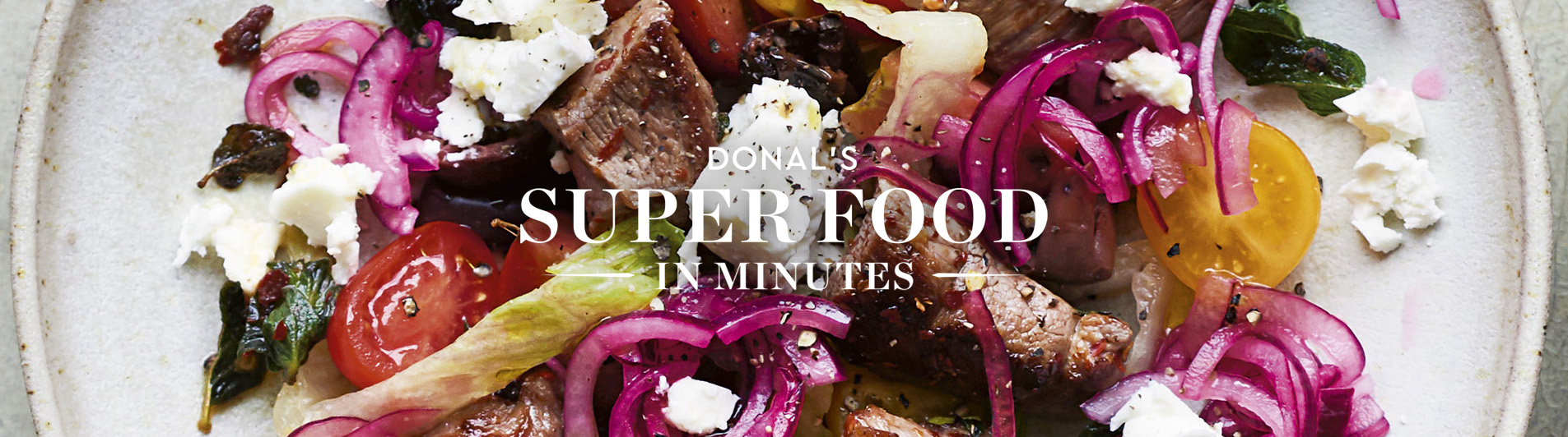 Spiced Lamb with Greek Salad