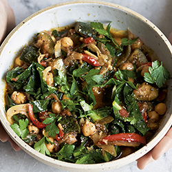 Chickpea & Greens Tagine