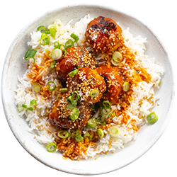 Sticky Korean-Style Meatballs