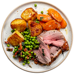 Roast Lamb with Rosemary & Garlic