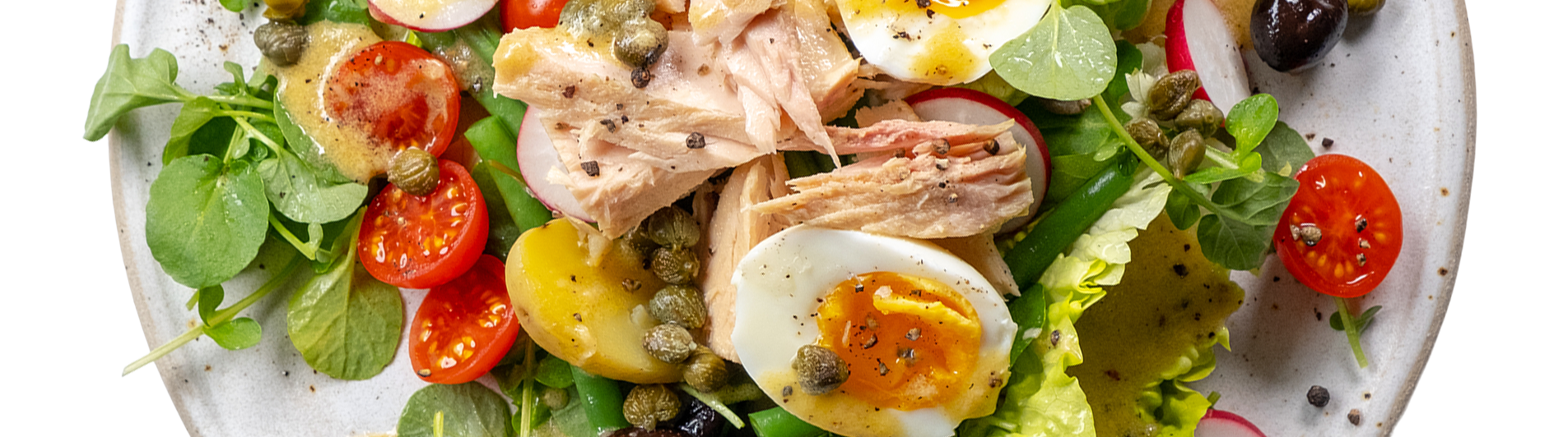 Niçoise Tuna with Tender Boiled Eggs