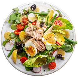 Niçoise Tuna with Tender Boiled Eggs