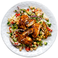 Moroccan Crispy Chicken Salad