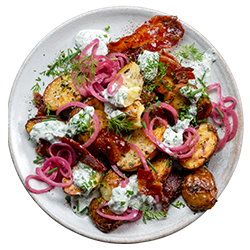 Roast Potato & Crispy Bacon Salad