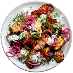 Roast Potato & Crispy Bacon Salad