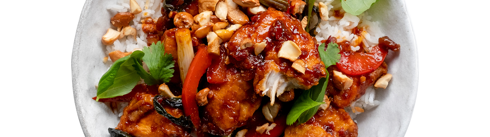 Sticky Chicken & Cashew Nut Stir Fry