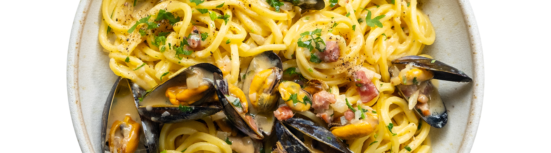 White Wine & Garlic Steamed Mussels