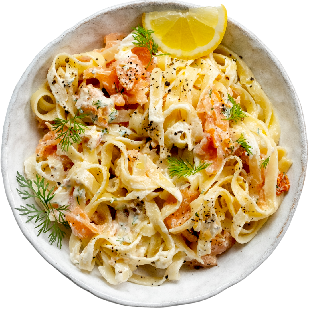 Creamy Smoked Salmon and Sun-Blushed Tomato Tagliatelle