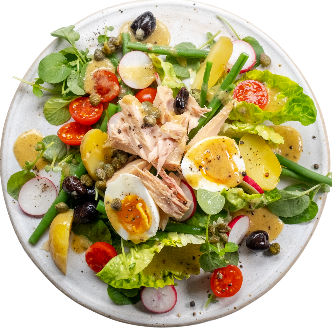 Niçoise Tuna with Tender Boiled Eggs
